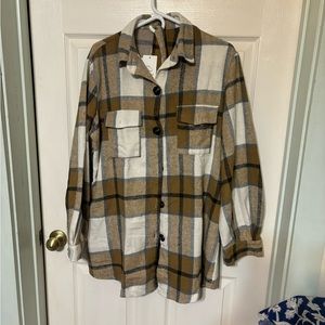 Shacket tie waist size new